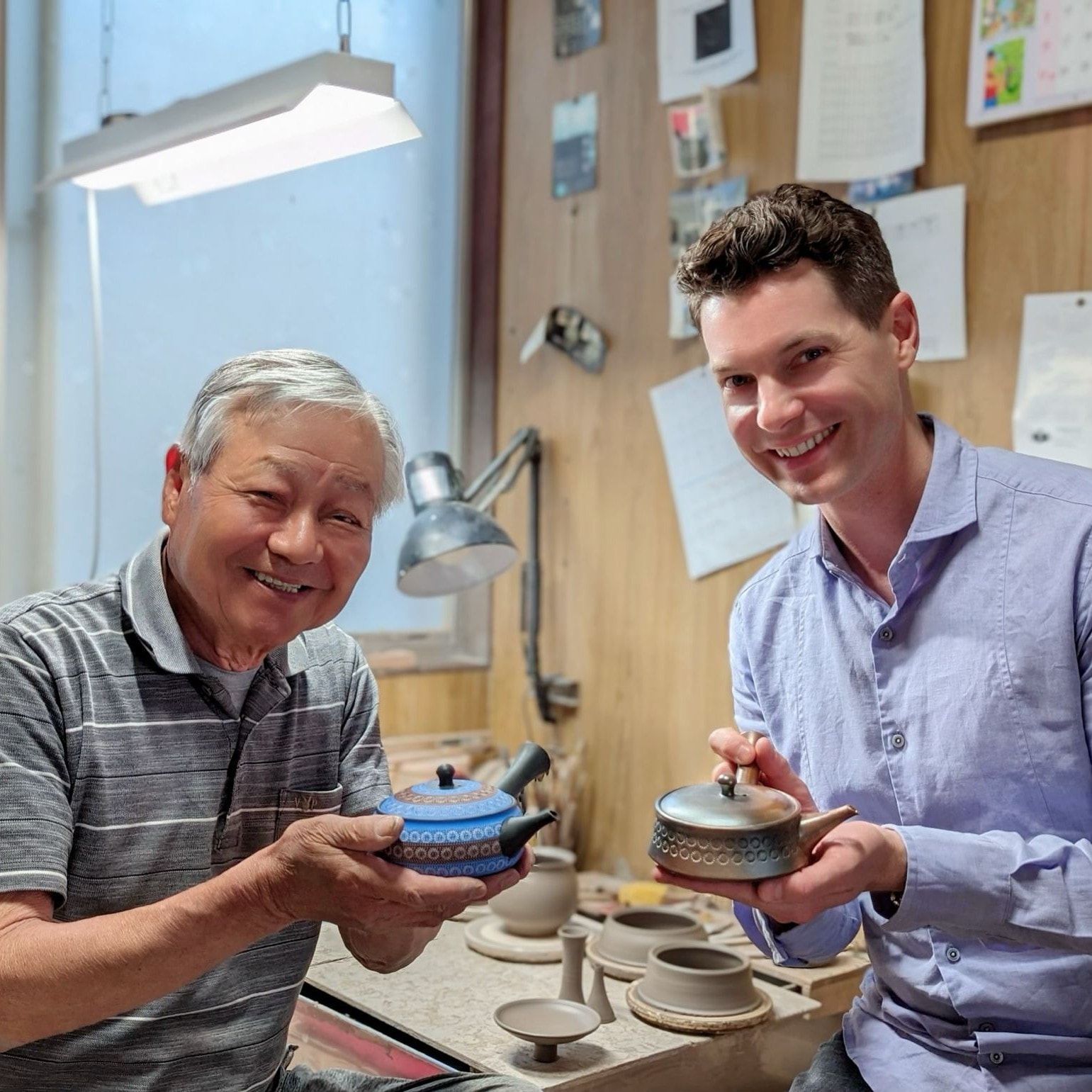 Guests gathered for a Cafe Gyoen tea experience