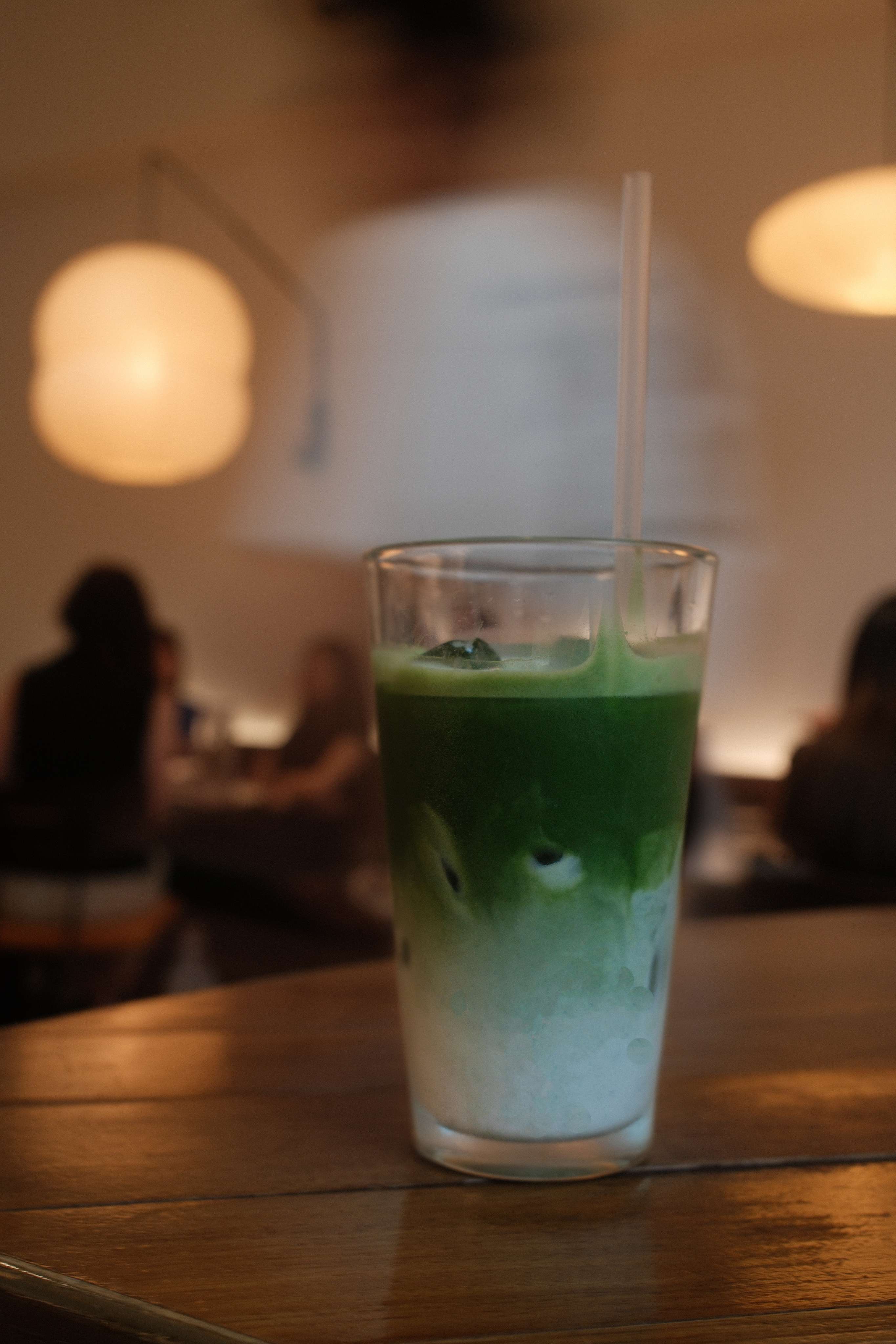 Cafe Gyoen premium matcha utensils close up